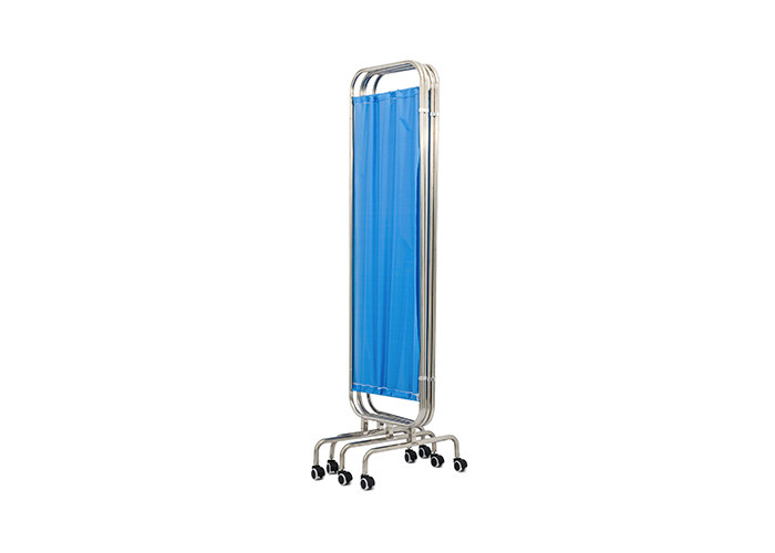 4 Folding Hospital Side Room Partition Stand With Wheels