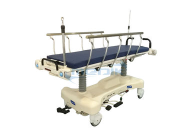 Hydraulic Fluoroscopy Transport Trolley With Adjustable Backrest For ICU Room
